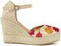 Castañer Geborduurde hoge sleehak espadrilles Multicolor Dames - Thumbnail 2