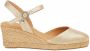 Castañer Gouden espadrilles met 5 cm sleehak Yellow Dames - Thumbnail 2