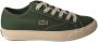 Lacoste Groene textiel sportschoenen Green Heren - Thumbnail 2