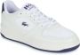 Lacoste Heren Sneaker L001 White Navy WIT - Thumbnail 2