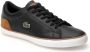 Lacoste Zwarte Sneakers met PU Leren Bovenwerk Black Heren - Thumbnail 2