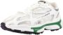 Lacoste Wit Groen Leren Sneakers White Dames - Thumbnail 14