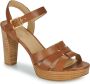 Lauren Ralph Lauren Sandalen Soffia Sandals Heel Sandal in bruin - Thumbnail 1