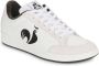 Le Coq Sportif Effen Leren Sneakers Met Rubberen Zool - Thumbnail 3