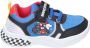 Super Mario Bros Mario Kart sneakers met lichtjes blauw - Thumbnail 2