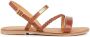 Les Tropeziennes Bruin Leren Sandalen Batresse Model Brown Dames - Thumbnail 6