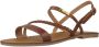 Les Tropeziennes Bruin Leren Sandalen Batresse Model Brown Dames - Thumbnail 2