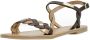 Les Tropeziennes Elegant Buckle Flat Sandals Brown Dames - Thumbnail 3