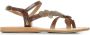 Les Tropeziennes Bruin Leren Sandalen Holly Model Brown Dames - Thumbnail 2