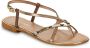 Les Tropeziennes Platte Sandalen met Bandjes Brown Dames - Thumbnail 3