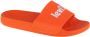 Levi's June Poster S 234221-753-76 Vrouwen Oranje Slippers - Thumbnail 2