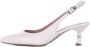 Liu Jo Crème platte slingback schoenen Beige Dames - Thumbnail 2