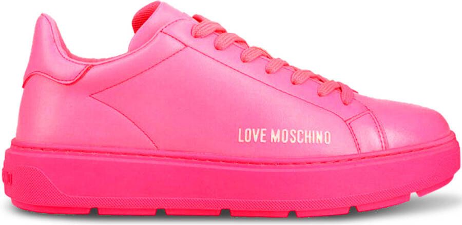 Love Moschino Sneakers Leren sneakers met verhoogd platform