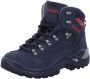 Lowa Renegade Mid GTX Wandelschoenen Dames Marineblauw Donkerrood - Thumbnail 3