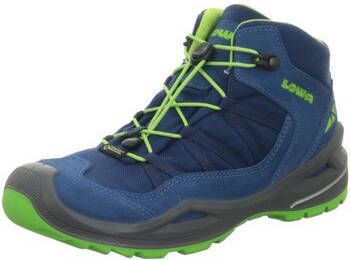 Lowa Robin GTX QC Schoen Junior Donkerblauw Limoengroen