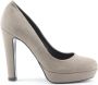 Made in Italia Stijlvolle leren pumps met hoge hak Brown Dames - Thumbnail 3