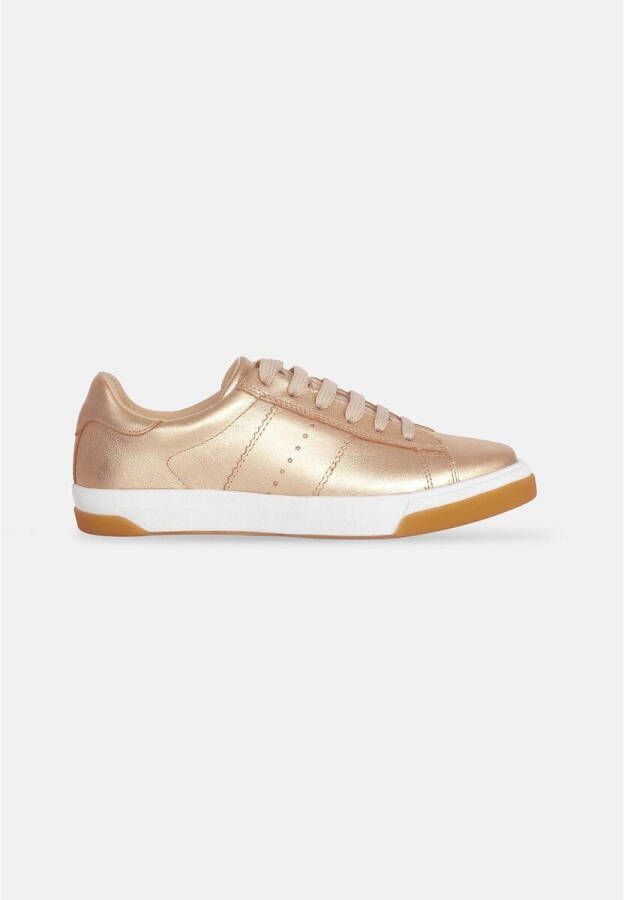 Mangará Sneakers Leren damessneakers Metallic Goud en Zilver