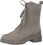 Marco Tozzi Dames Veterboot 25211 341 Taupe - Thumbnail 2