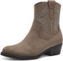 Marco Tozzi Cowboylaarzen taupe Textiel Dames - Thumbnail 3