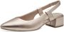 Marco tozzi Slingback Pumps goud Synthetisch - Thumbnail 2