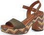 Marco Tozzi Dames Sandaal 2-28008-42 726 F1 2-Schoenbreedte - Thumbnail 3