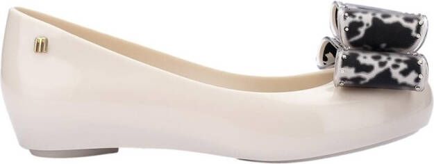 Melissa Ballerina's Ultragirl Classic Bow Beige Black