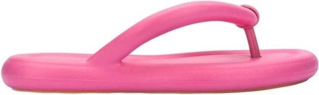 Melissa Espadrilles Flip Flop Free AD Pink Orange