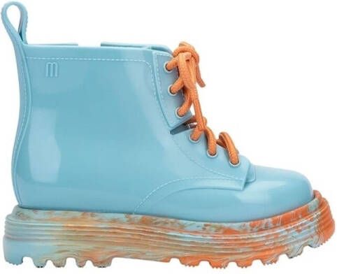 Melissa Laarzen MINI Coturno Baby Boots Orange Blue