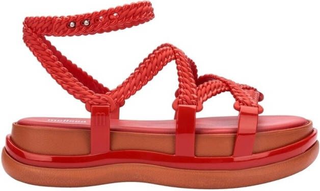 Melissa Sandalen Buzios Fem Red Orange