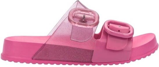 Melissa Sandalen MINI Kids Cozy Slide Glitter Pink