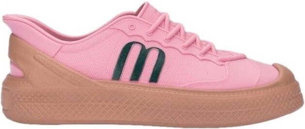 Melissa Sneakers Sapatilhas Combat Sneaker Fem Pink Brown