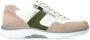 Mephisto Comfortabele Rollende Wandelsneaker Beige Wit Multicolor Heren - Thumbnail 3