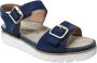 Mephisto TARINA BUCKSOFT MOBILS Volwassenen Sandalen met hak Kleur Blauw - Thumbnail 3