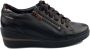 Mephisto Patsy Dames Sneaker Zwart Leer Brede Pasvorm Black Dames - Thumbnail 3