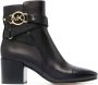 Michael Kors Rory Mid Bootie Dames Enkellaarzen Zwart - Thumbnail 3