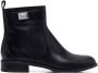 Michael Kors Boots & laarzen Padma Strap Flat Bootie in zwart - Thumbnail 2