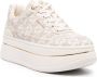 Michael Kors Hayes Empire Signature Logo Platform Sneaker Beige Dames - Thumbnail 2