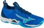 Mizuno wave momentum 3(u) Volleybal schoen heren Blauw - Thumbnail 2