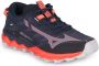 Mizuno Wave Daichi 7 Trailrunningschoenen Dames Night Sky Quicksilver Coral - Thumbnail 2