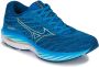 Mizuno Wave Rider 26 Hardloopschoenen Snorkel Blue Mpgold Estate Blue Heren - Thumbnail 4