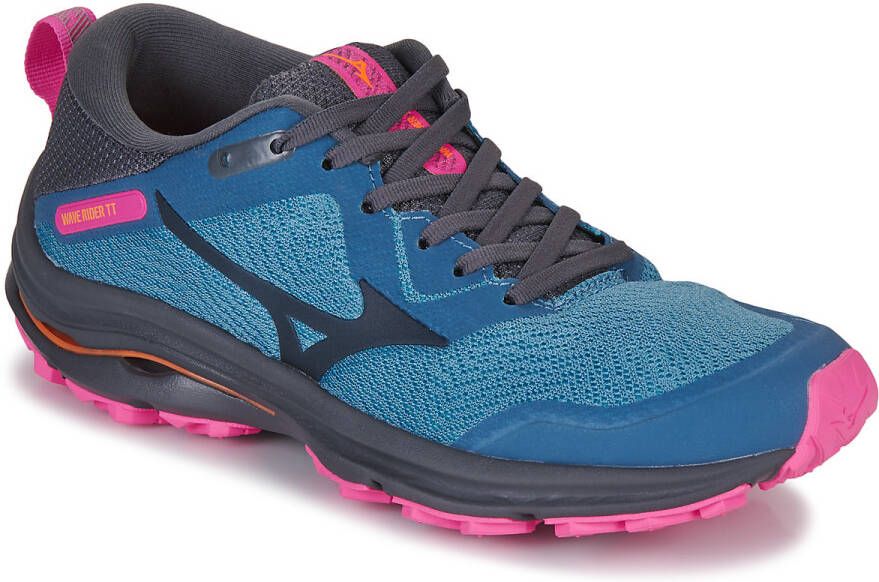 Mizuno Women's Wave Rider TT Trailrunningschoenen blauw