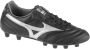 Mizuno Morelia Pro MD senior voetbalschoenen zwart zilvergrijs - Thumbnail 4