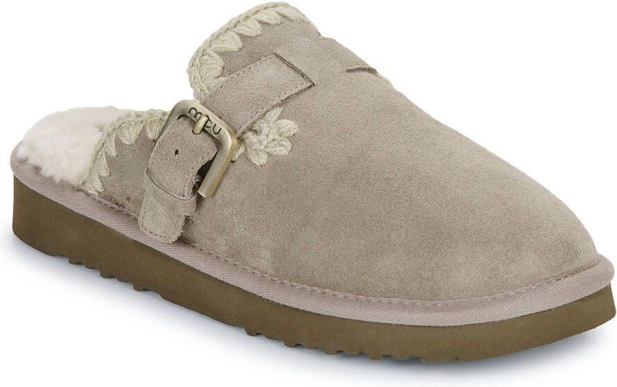 Mou Klompen SUEDE SHEEPSKIN CLOG ESKIMO