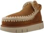 MOU Vachtlaarzen Dames Eskimo Bounce Sneaker Maat: 38 Materiaal: Suède Kleur: Cognac - Thumbnail 4