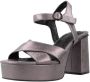 Mtng High Heel Sandals Gray Dames - Thumbnail 1