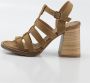 Mtng High Heel Sandals Brown Dames - Thumbnail 10