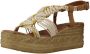 Mtng Elegante Gesp Sluiting Sleehak Sandalen Beige Dames - Thumbnail 2