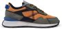 Munich Retro-sportieve Pulsar Oranje Sneakers Multicolor Heren - Thumbnail 2