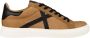 Munich Bruine Sportieve Leren Sneakers Brown Heren - Thumbnail 2