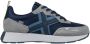 Munich Blauwe Sportieve Textiel Sneakers Blue Heren - Thumbnail 2